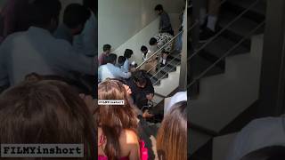 OMG😱Vijay Devarakonda slips on stairs hope he’s fine The Unseen Shorts vijaydevarakondashorts [upl. by Aeel]