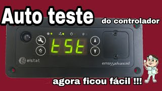 Como fazer o auto teste controlador esltat ems 55 versão 116 coca cola [upl. by Fawn]