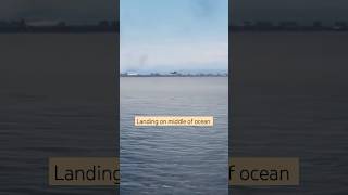 Fighter jet landing in a big boat in middle of Ocean 🌊 [upl. by Nylrahc]