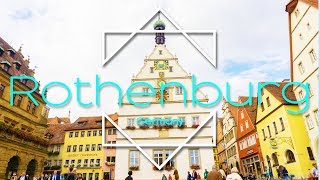 Top Things to Do in Rothenburg ob der Tauber Germany in One Day Eurotrip Part 2 [upl. by Ellerrehs]