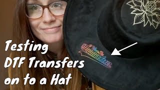 Testing out Transfers on to a Fedora Hat [upl. by Salas]