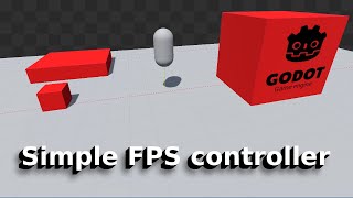 How to make a simple FPS in godot 4  Tutorial [upl. by Aramas951]