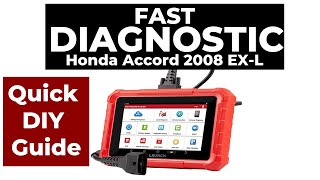 How to Easily Run a Diagnostic on Your Honda Accord 2008 EXL  Quick DIY Guide [upl. by Arytas]