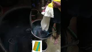 silk saree twodye dyeing process trandingsilk saree twodye dyeing process tamildye shorts [upl. by Nalac]