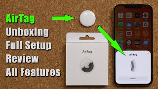 Apple AirTag  Unboxing Full Setup Guide and Review All Features Explained [upl. by Yennej231]