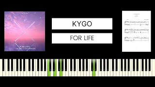 Kygo Zak Abel Nile Rodgers  For Life BEST PIANO TUTORIAL amp COVER [upl. by Vanna]