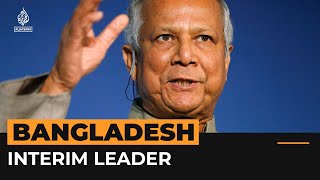 Who is Muhammad Yunus Bangladesh’s interim leader  Al Jazeera Newsfeed [upl. by Adnihc625]