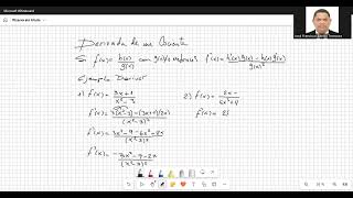 Derivada de un cociente [upl. by Marder86]
