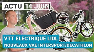 Lidl Decathlon Intersport  les nouveaux vélos électriques sont là [upl. by Whitnell]