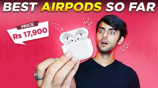 Apple AirPods 4 review in Hindi The magic of ANC 🌟 [upl. by Trygve]