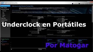 Underclock portátiles 1  Como bajar la temperatura de tu CPU drásticamente [upl. by Aniras]