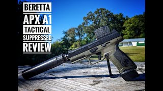 Beretta APX A1 Tactical Suppressed Review [upl. by Novyaj]