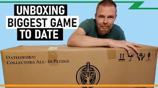 Oathsworn 2nd Edition  Collectors AllIn Pledge Unboxing [upl. by Sikes]