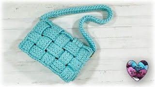 Sac style quotBottega Venetaquot tutoriel crochet by Lidia Crochet Tricot [upl. by Nylatsirk]