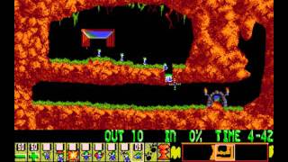 Lemmings PC  Level 1 Just dig [upl. by Leggat]