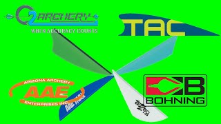 What Are The Toughest Vanes TAC Vanes  AAE Stealth  Q2i  Blazer  hunting archery deerhunting [upl. by Denn]