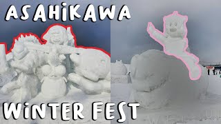 Hokkaidos OTHER Snow Festival  ASAHIKAWA [upl. by Einnij642]