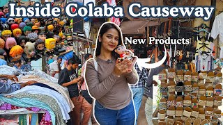 Whats New at COLABA CAUSEWAY MARKET MUMBAI  Shopping JEWELRY HANDBAGS SHOES amp MORE [upl. by Nnylsia]