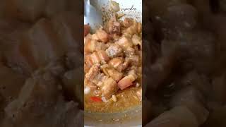 GINATAANG BABOY  BICOL EXPRESS kalingapfans ofwlife cooking [upl. by Nylesoj629]