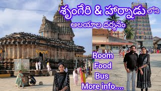 Sringeri Sharda temple  Hornadu Annapoorneshwari Temple Accommodation Food More information [upl. by Elvyn]