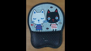 Mouse pad with wrist foam cushion at 500 [upl. by Anec]