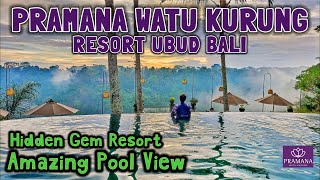 HOTEL DI UBUD WITH AMAZING POOL VIEW  PRAMANA WATU KURUNG RESORT [upl. by Barrett]