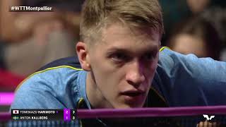 FULL MATCH  Tomokazu Harimoto vs Anton Kallberg  MS R16  WTTMontpellier 2024 [upl. by Alameda]