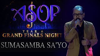 Dan Billano performs quotSumasamba SaYoquot at ASOP Year 6 Grand Finals Night [upl. by Renell339]