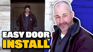 Move Your Front Door Yourself  Door Installation DIY [upl. by Andryc489]