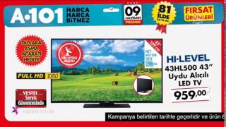 A101  Hi Level Full HD Led TV Kampanyası reklamı [upl. by Bascomb802]