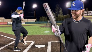 Hitting with the DIRTY SOUTH BRAVO  BBCOR Baseball Bat Review [upl. by Ecirtaeb40]