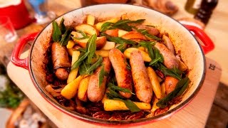 Roasted Sausage Parsnip amp Pear [upl. by Meit950]