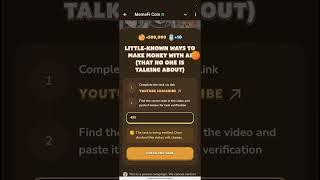 LITTLEKNOWN WAYS TO MAKE MONEY WITH AI THAT NO ONE IS TALKING ABOUT  Memefi New Video Code [upl. by Anirrehs]