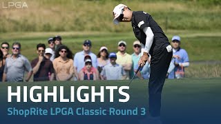 Round Three Highlights  2023 ShopRite LPGA Classic [upl. by Nylynnej]