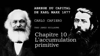 Carlo Cafiero  Abrégé du Capital de Karl Marx  Laccumulation primitive10 [upl. by Ahsya]