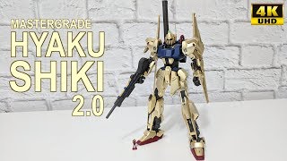 34 MG HyakuShiki Ver 20  Gunpla Showcase in 4K 12 [upl. by Omoj248]