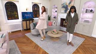 Barefoot Dreams CozyChic Coatigan with Patch Pockets on QVC [upl. by Rhoda]