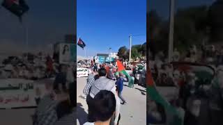 Moroccans protested outside the port of Tangier where Maersk Denver ship dockedThe Moroccan [upl. by Peppi]