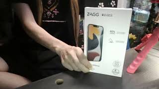 ZAGG Invisible Shield glass defense for iphone 13 standard [upl. by Nylekcaj]