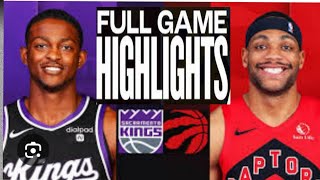 SACRAMENTO KINGS VS TORONTO RAPTORS FULL GAME HIGHLIGHTS  NOV 6 2024 25 NBA SEASON [upl. by Abercromby]