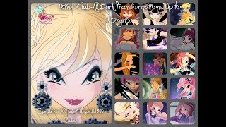 Winx ClubAll Dark Transformations Up to Onyrix  Special for 300 Subs [upl. by Brooks]