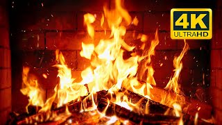 🔥 Cozy Fireplace 4K 12 HOURS Fireplace with Crackling Fire Sounds Crackling Fireplace 4K [upl. by Ermeena902]