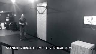 Standing Broad Jump To Vertical Jump [upl. by Barnett]