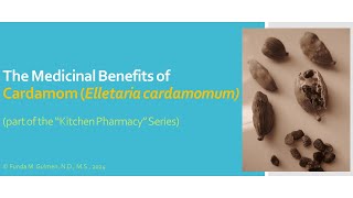 The Medicinal Benefits of Cardamom Elettaria cardamomum [upl. by Orrocos]