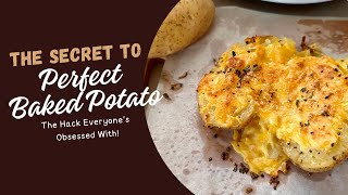 Ultimate Baked Potato Recipe  Crispy Skin amp Fluffy Inside  Hack to a Crowd Favorite [upl. by Starks972]