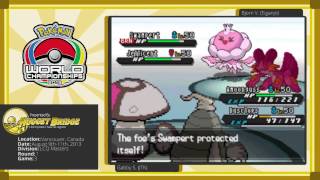 VGC 13 World Championships LCQ  Gabby S JTK vs Bjorn V Eiganjo Game 3 [upl. by Ettennaj49]