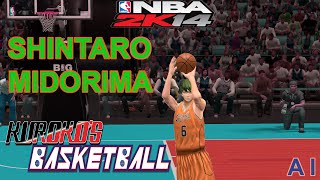 NBA 2k14  Shintaro Midorima Kurokos Basketball [upl. by Beard136]