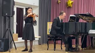 MoussorgskyRachmaninov Hopak for violin  Nina Lukovkina [upl. by Einafit]