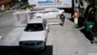 Surveillance video released in BrandsMart truck heist [upl. by Inanak193]