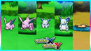 Pokemon X amp Y  Nidoran♀♂NidorinoNidorina amp Stunfisk Locations [upl. by Silvano]